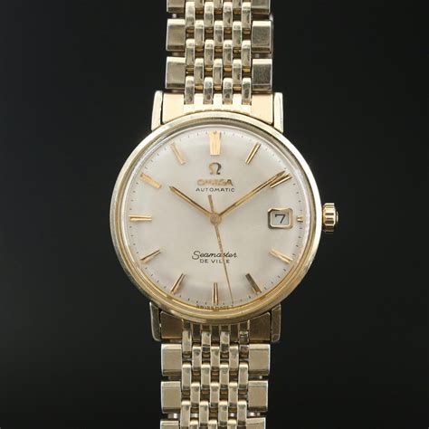 omega seamaster deville gold bracelet|omega seamaster deville 1961 price.